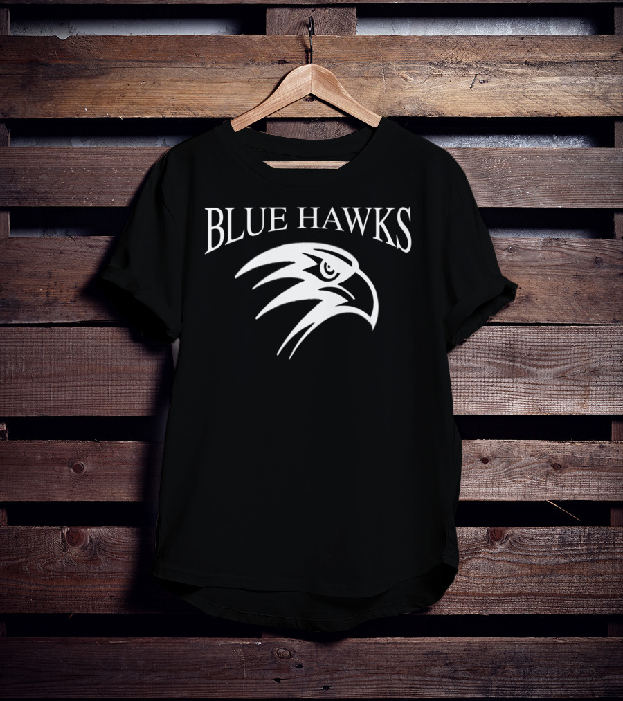 Blue Hawks Fierce Eagle Head T-Shirt