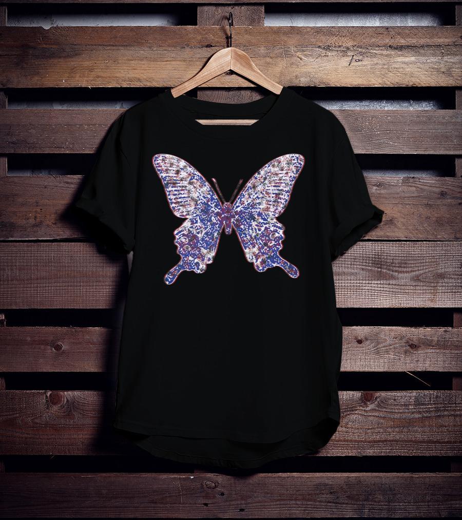 Butterfly Gardener Entomologist Fest With Colorful Wing T-Shirt