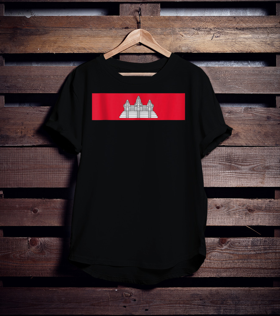 Cambodia Flag Cool Cambodian Flags Men Women T-Shirt