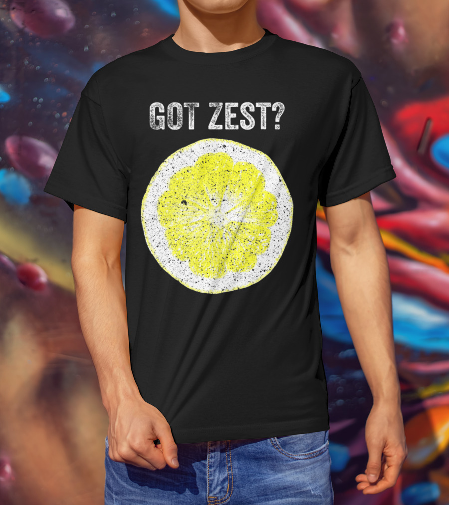 Got Zest? Chef Cook Food Festival Lemon Slice T-Shirt