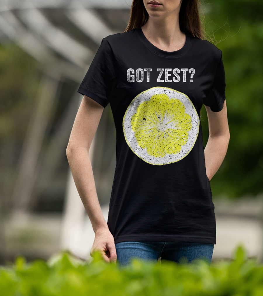 Got Zest? Chef Cook Food Festival Lemon Slice T-Shirt
