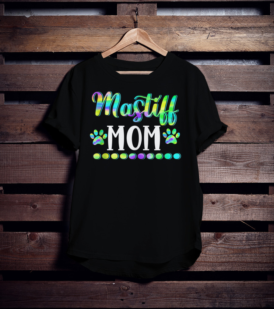 Mastiff Mom Cute Dog Owner Lover Mother Mas T-Shirt