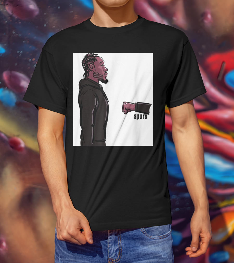Funny Man Declines Dap Spurs T-Shirt