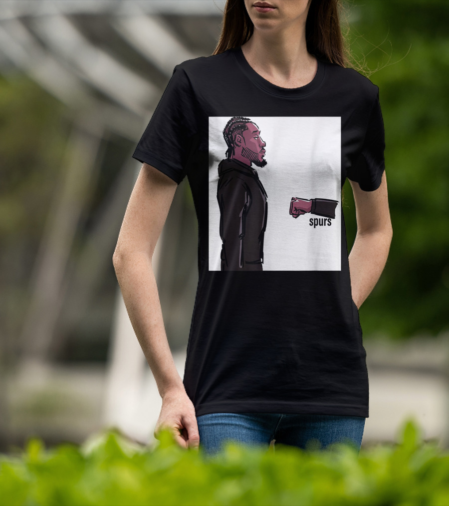 Funny Man Declines Dap Spurs T-Shirt