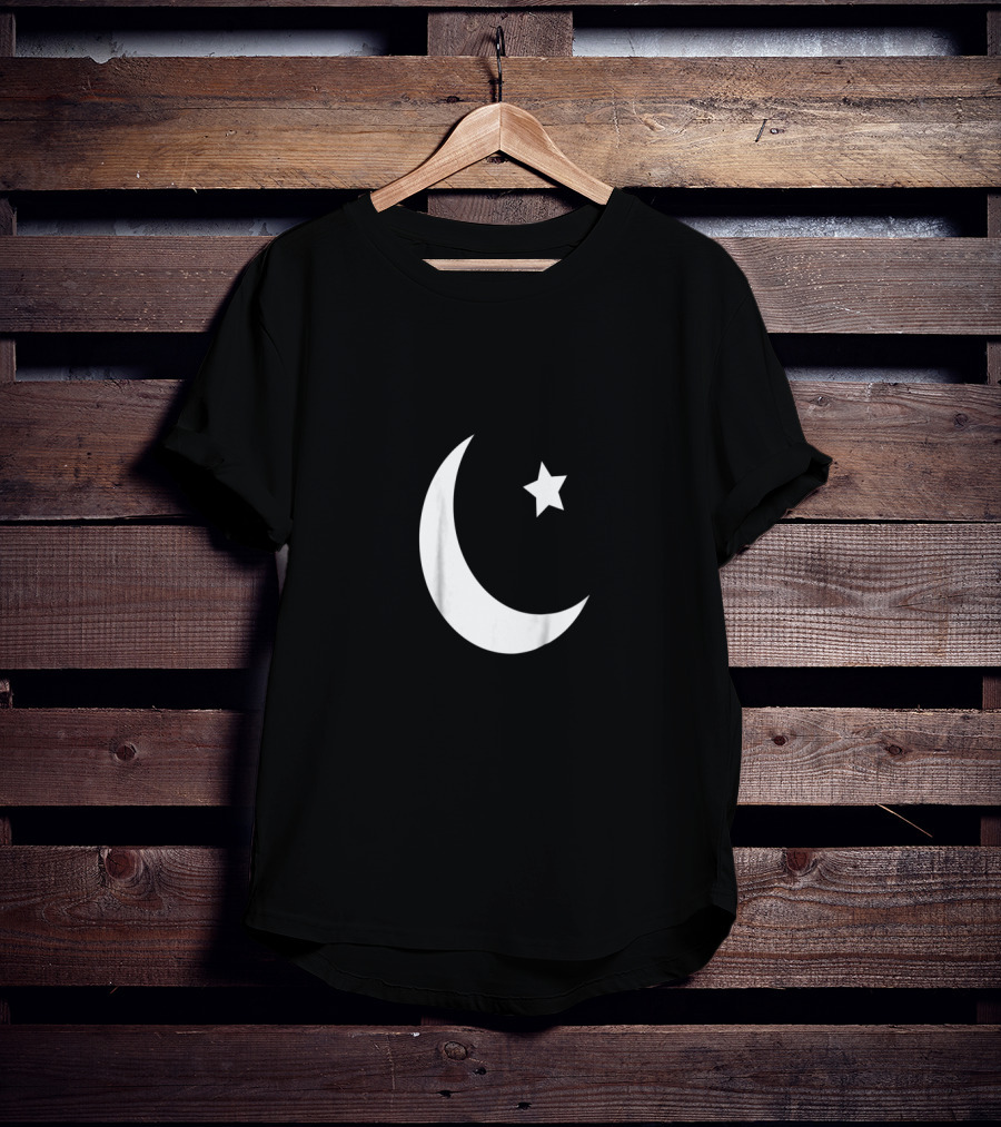 Pakistan Independence Day Crescent Moon Star Symbol Patriotism T-Shirt