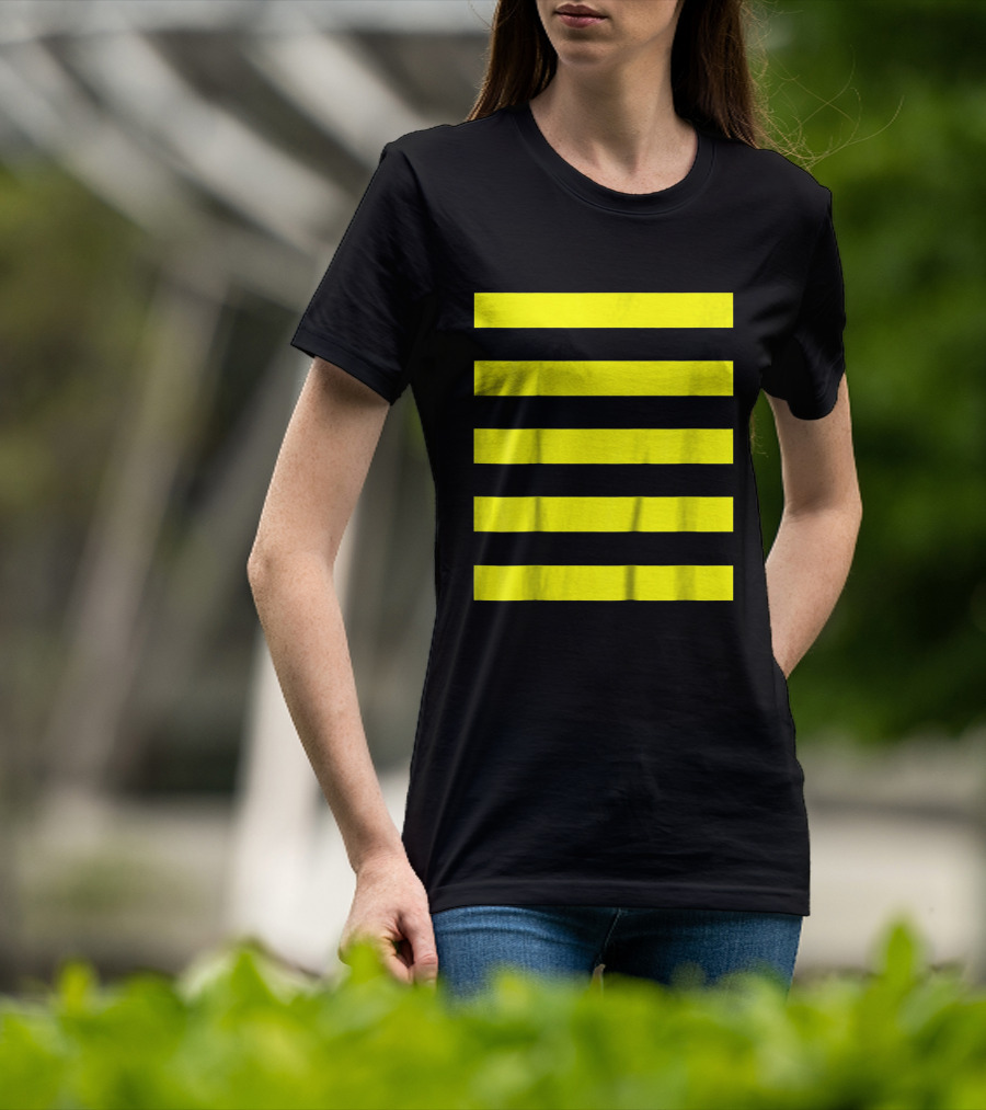 Bee Costume Cute Honeybee Halloween Costume Striped T-Shirt