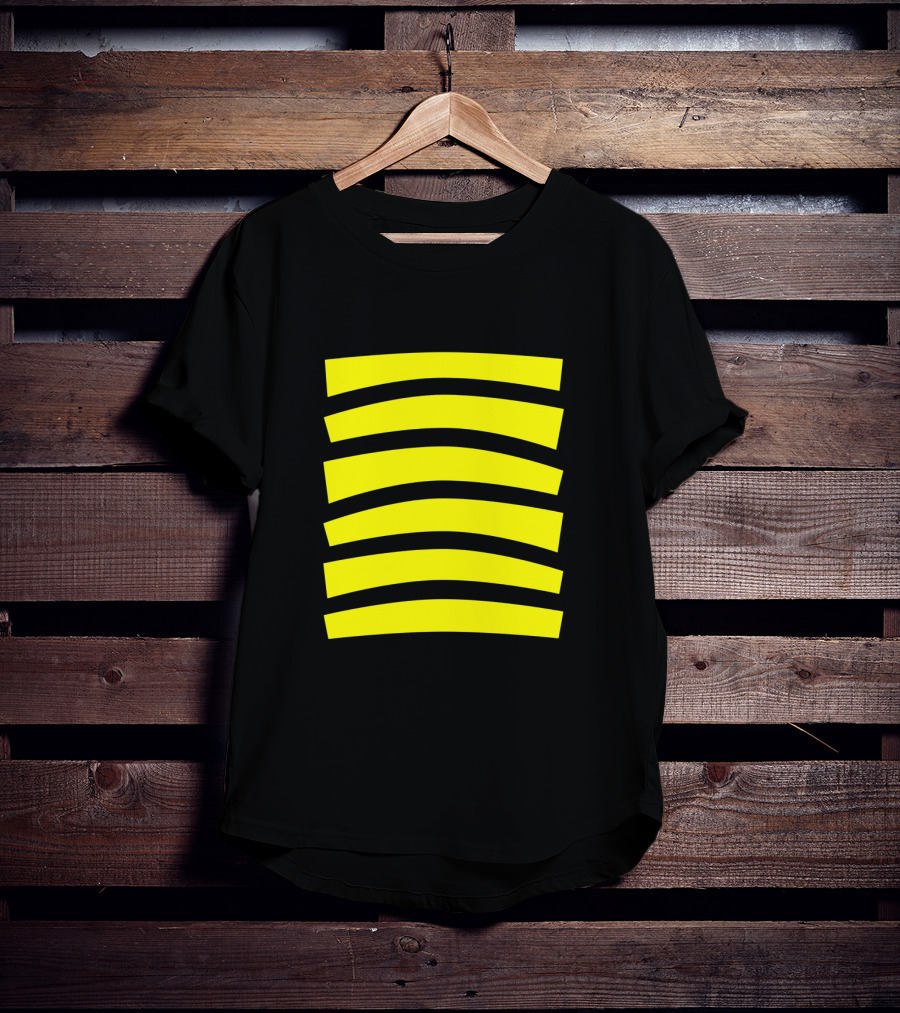 Cute Honeybee Halloween Costume Top With Yellow Stripes T-Shirt