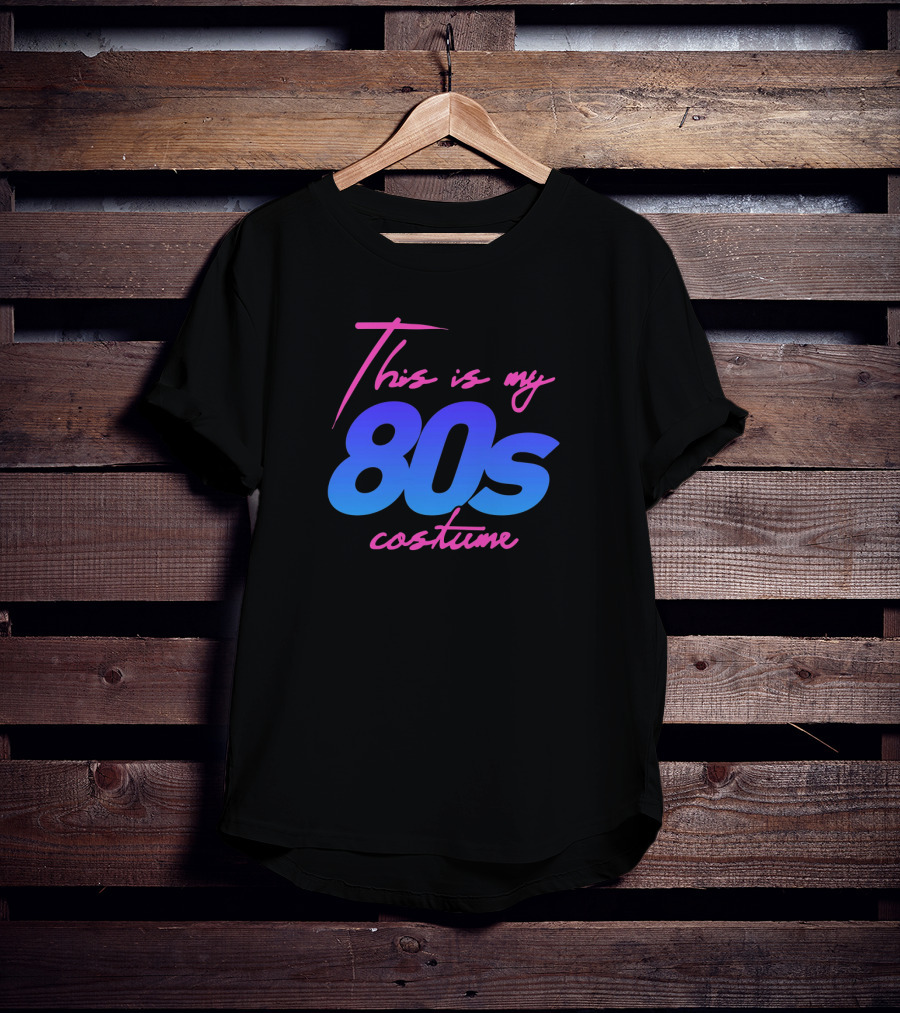 This Is My 80s Costume Funny Halloween KGB T-Shirt