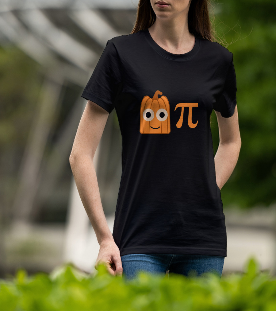 Cute Funny Pumpkin Pi Fall Halloween T-Shirt