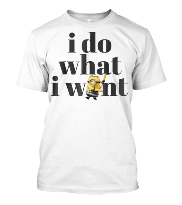 Despicable Me Minions Stuart I Do What I Want T-Shirt
