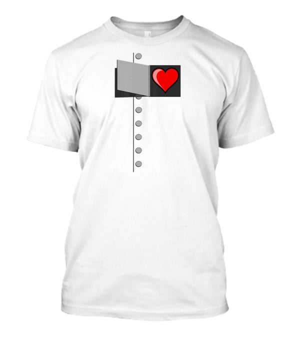 Halloween Wizard Of OZ Tin Man Heart T-Shirt