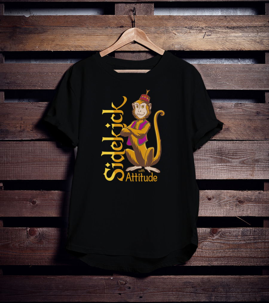 Disney Aladdin Live Action Abu Sidekick With Attitude T-Shirt