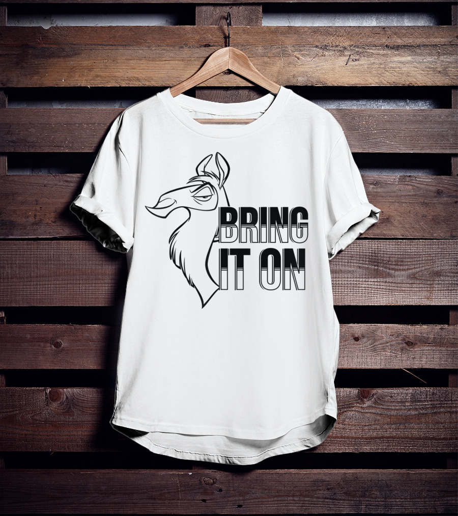 Disney Emperor's New Groove Kuzco Llama Bring It On T-Shirt