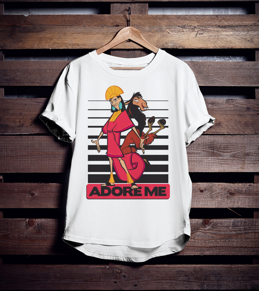 Disney Emperor's New Groove Kuzco Adore Me Stripes T-Shirt