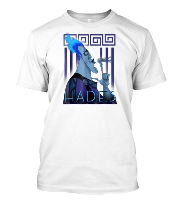 Disney Hercules Hades Geometric Greek T-Shirt