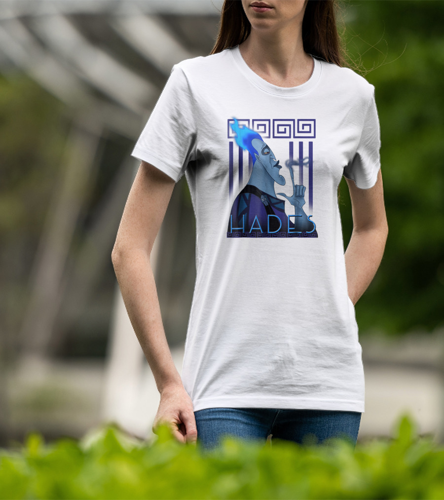 Disney Hercules Hades Geometric Greek T-Shirt