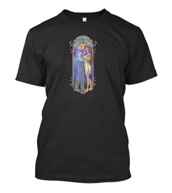 Disney Pocahontas John Listen To Your Heart Embrace T-Shirt