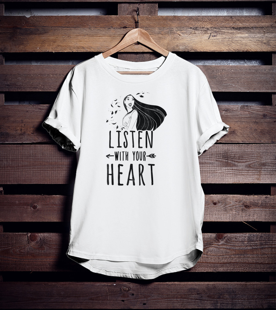 Disney Pocahontas Listen With Your Heart Arrow T-Shirt