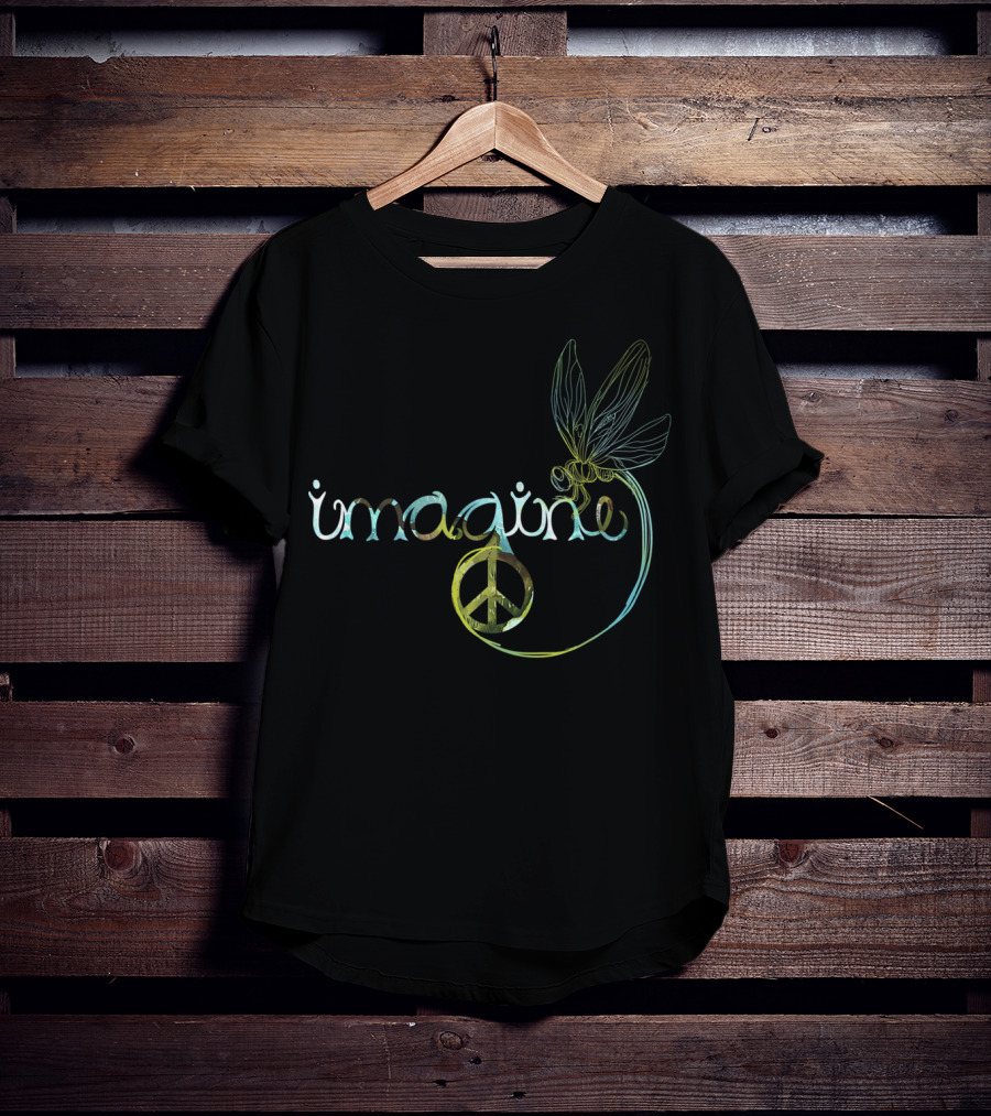 Imagine Peace Dragonfly Harmony T-Shirt