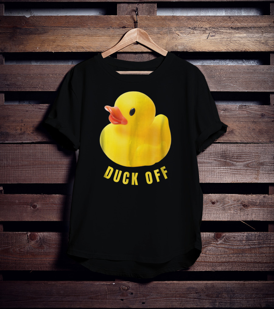 DUCK OFF Cute Duck Rubber Duckling T-Shirt