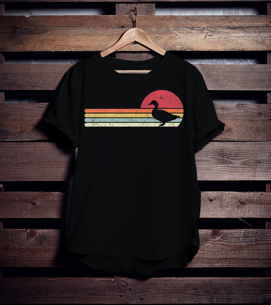 Duck Style Vintage Sunset T-Shirt