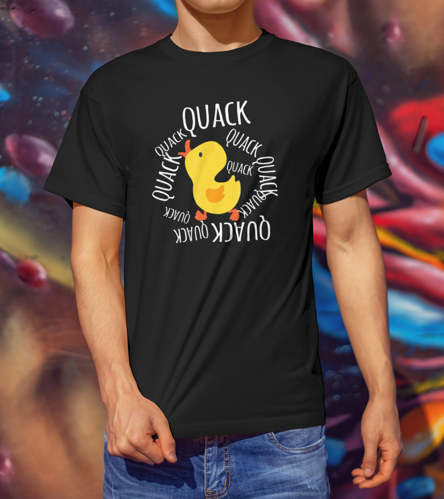 Quack Quack Quack Quack Yellow Duck Quack Overload T-Shirt
