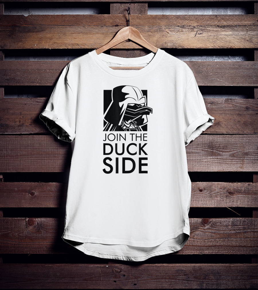 Join The Duck Side Ducky Ducks Duckling Fun Darth Vader T-Shirt