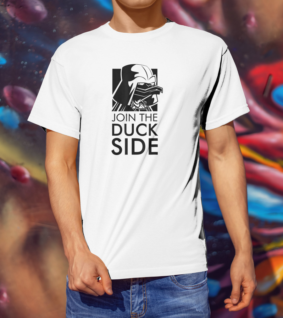 Join The Duck Side Ducky Ducks Duckling Fun Darth Vader T-Shirt