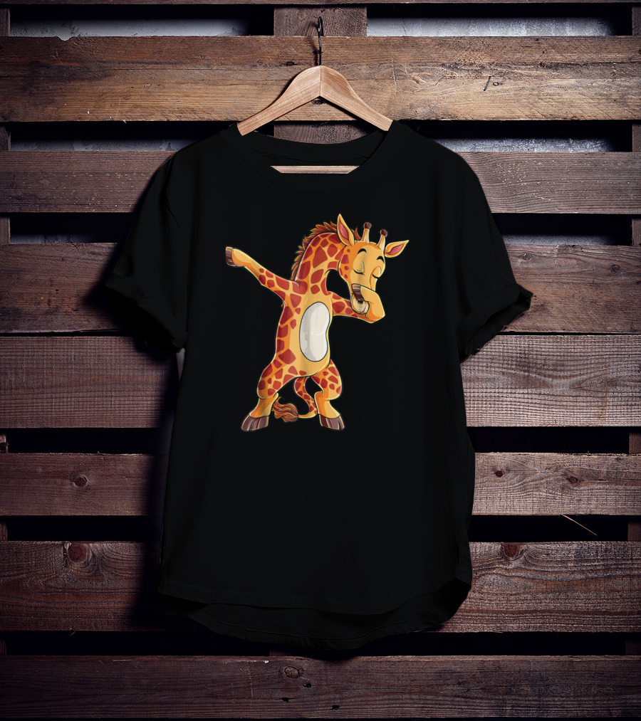 Dabbing Giraffe Cute Funny Dance Giraffes Dab T-Shirt
