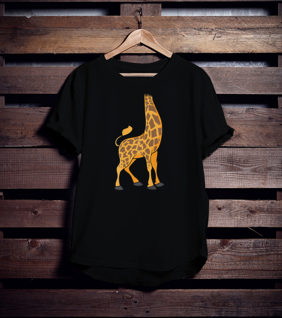 Headless Giraffe Halloween Costume Cool Animal Dress Up T-Shirt
