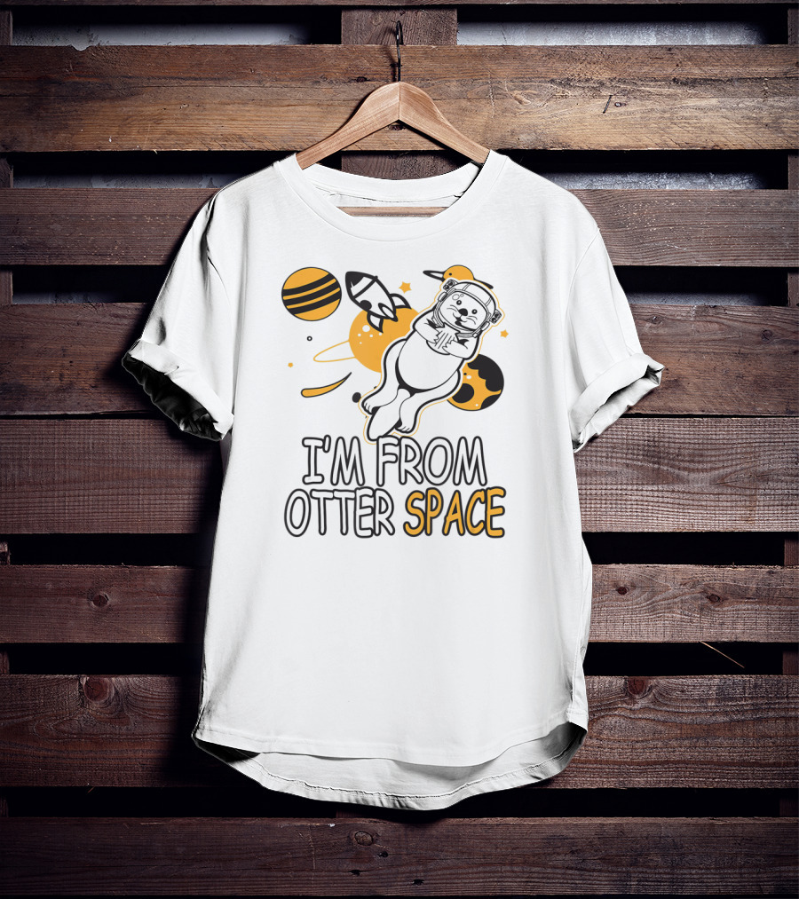 I'm From Otter Space Astronaut Adventure T-Shirt