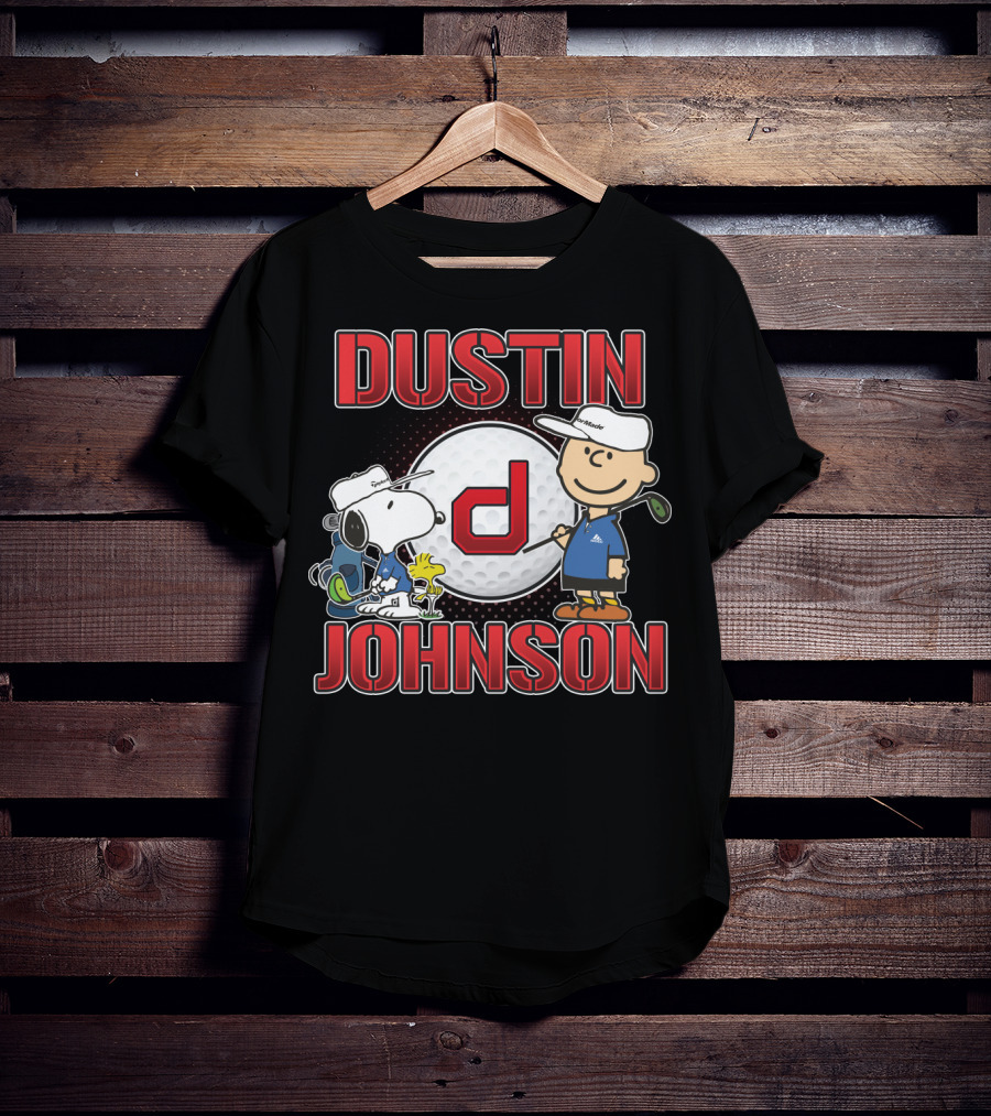 Dustin Johnson Pro Golf Snoopy The Peanuts Movie T-Shirt