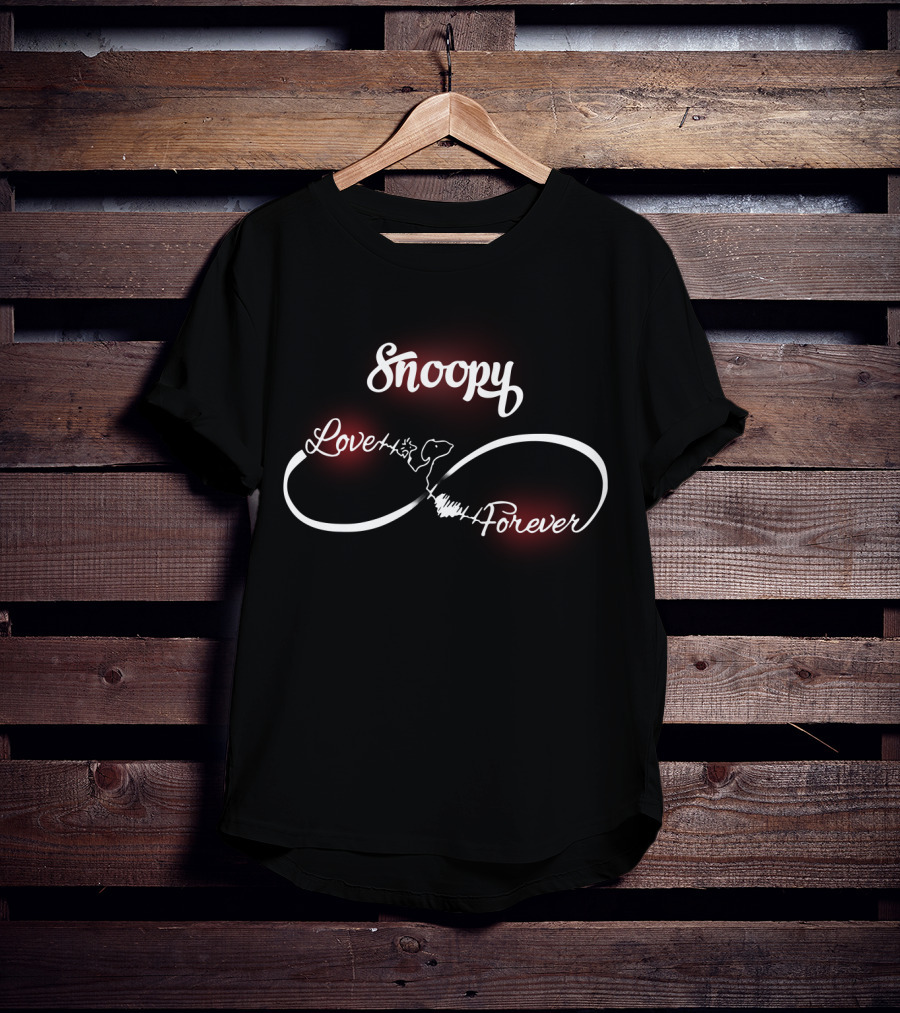 Snoopy Love Always Forever Infinity Peanuts Movie T-Shirt
