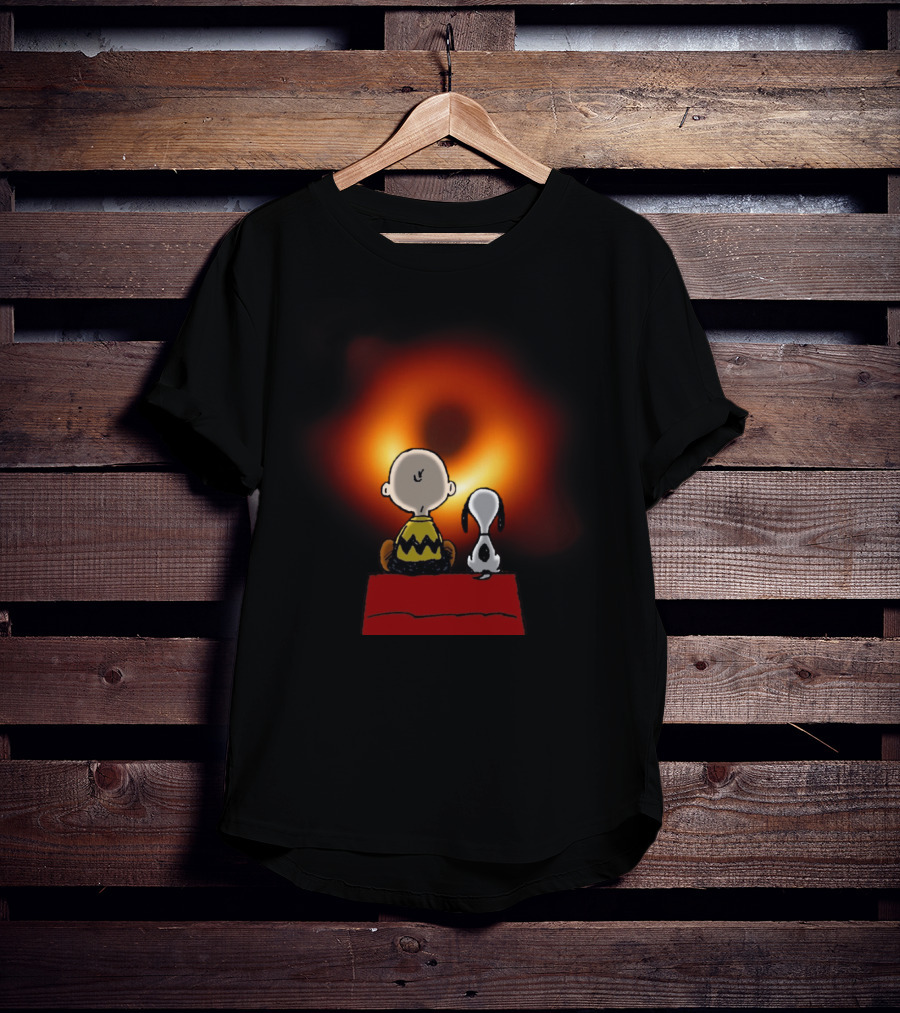 Snoopy Black Hole Peanuts Movie Scene T-Shirt