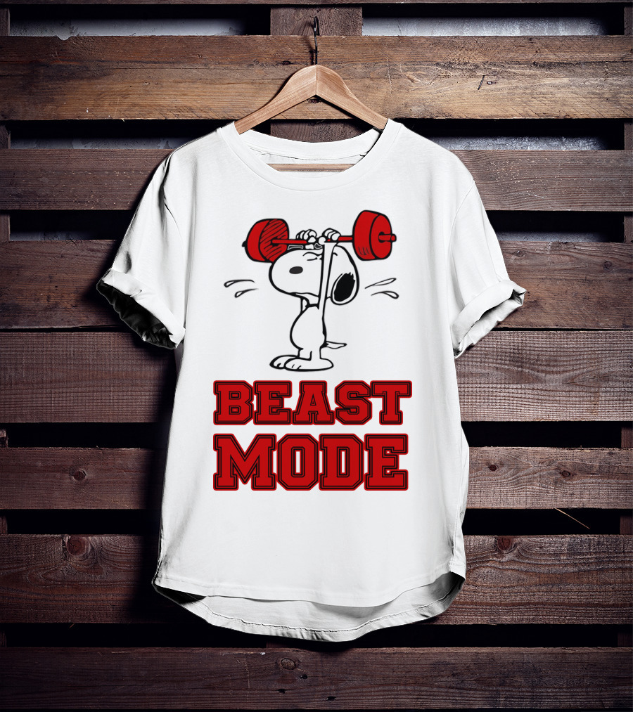 Snoopy Beast Mode The Peanuts Movie T-Shirt