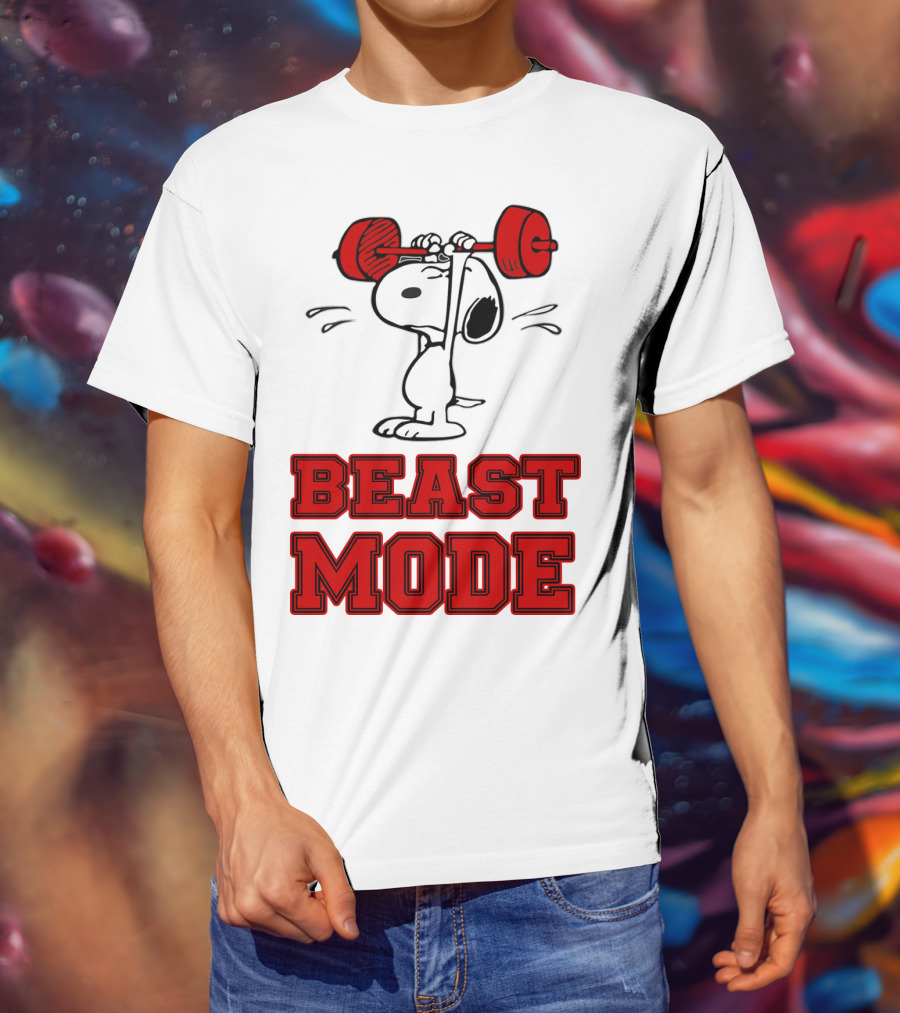 Snoopy Beast Mode The Peanuts Movie T-Shirt