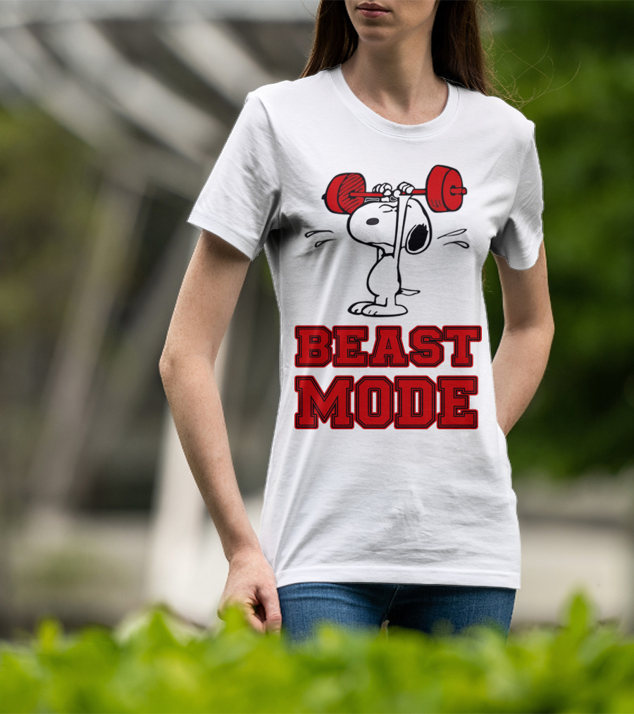 Snoopy Beast Mode The Peanuts Movie T-Shirt