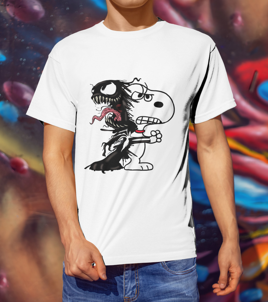 Venom Snoopy Mashup The Peanuts Movie T-Shirt