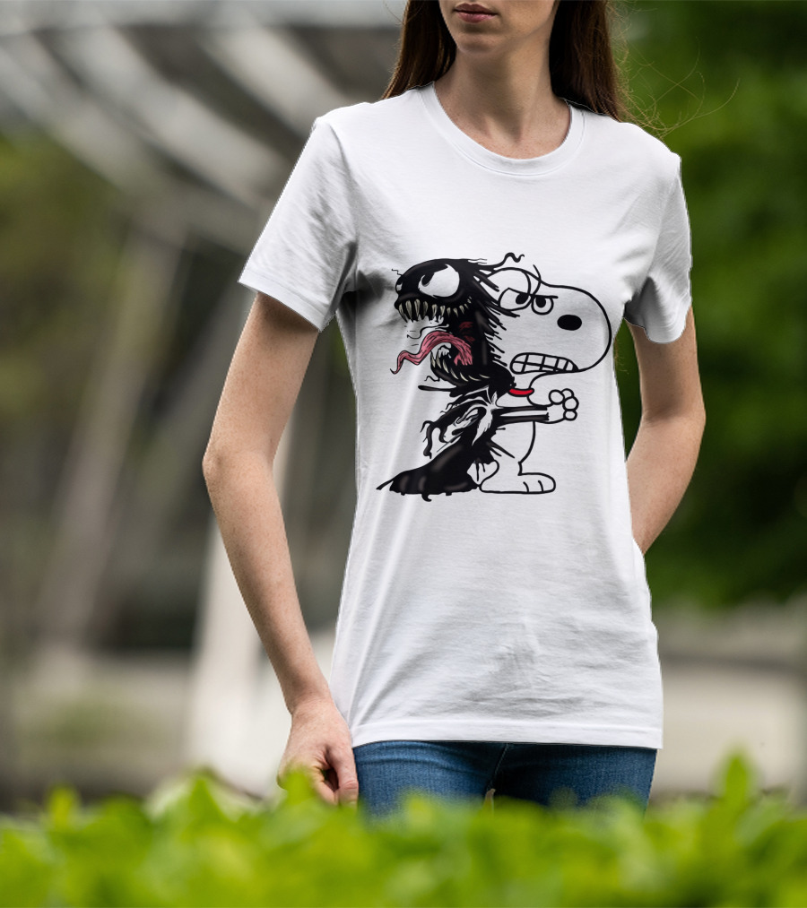 Venom Snoopy Mashup The Peanuts Movie T-Shirt