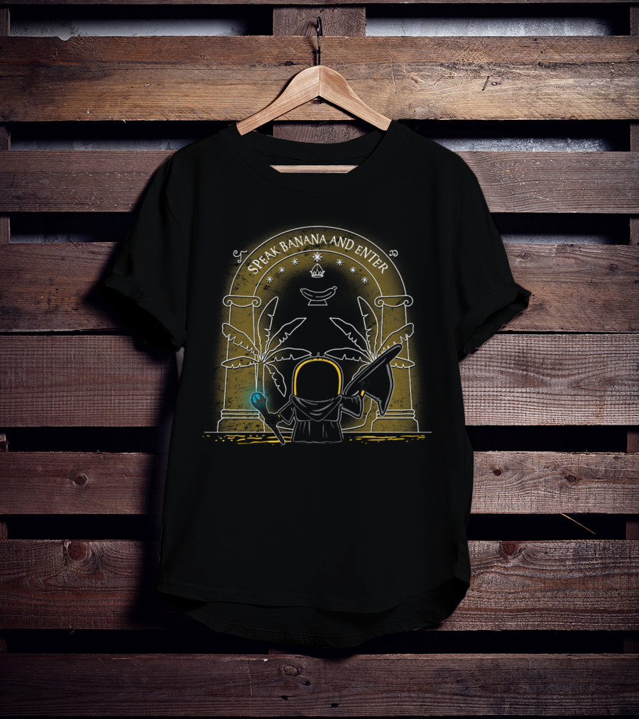 Speak Banana And Enter Despicable Me Minions Portal Scene T-Shirt