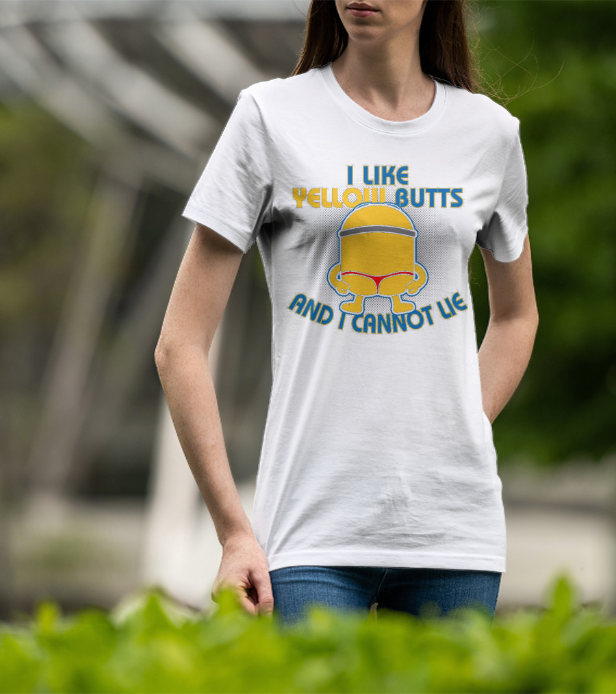 I Like Yellow Butts And I Cannot Lie Minions Despicable Me Iconic Phrase T-Shirt