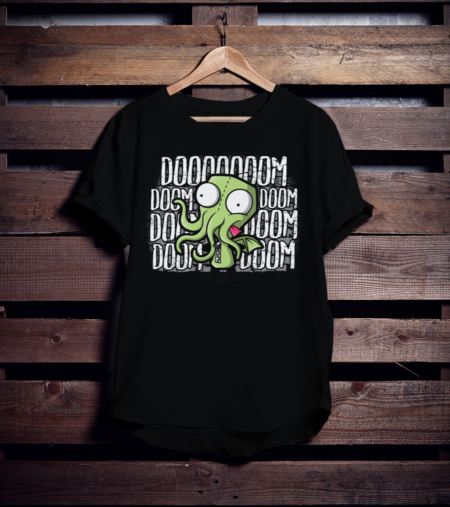 Gircthulhu Doom Doom Doom Gir Invader Zim Monster Tentacles T-Shirt