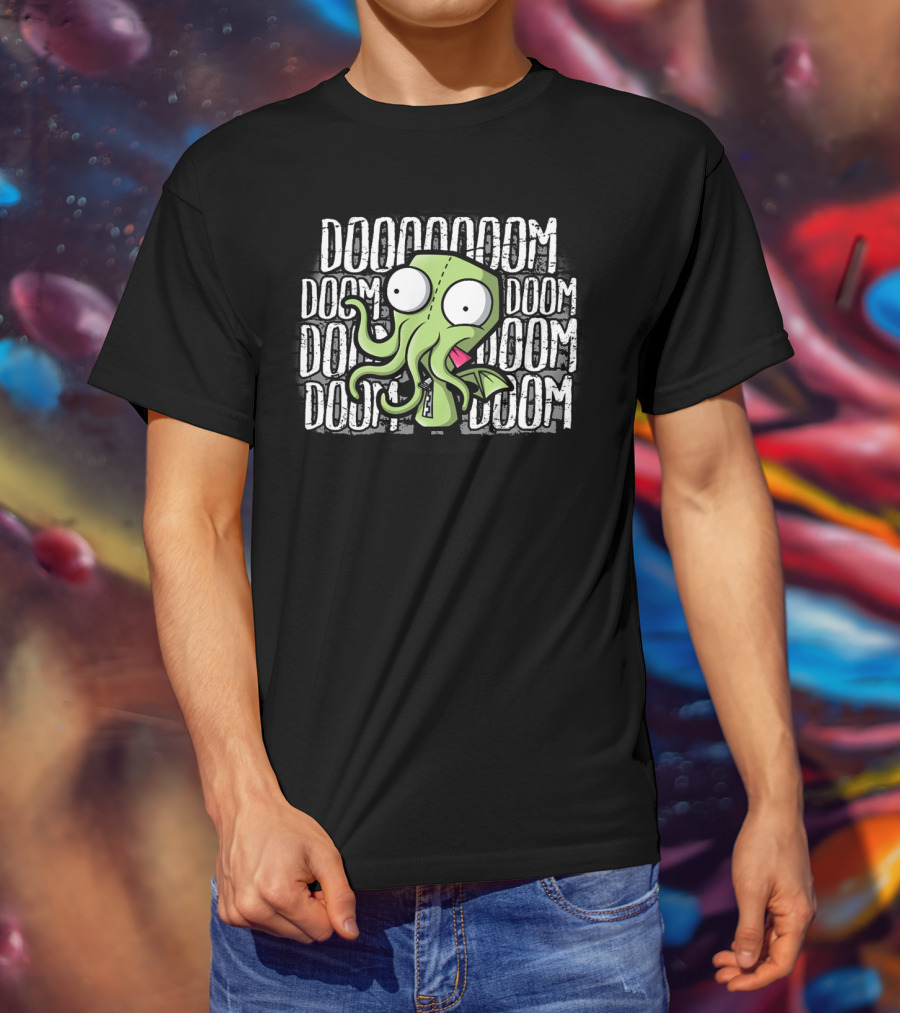 Gircthulhu Doom Doom Doom Gir Invader Zim Monster Tentacles T-Shirt