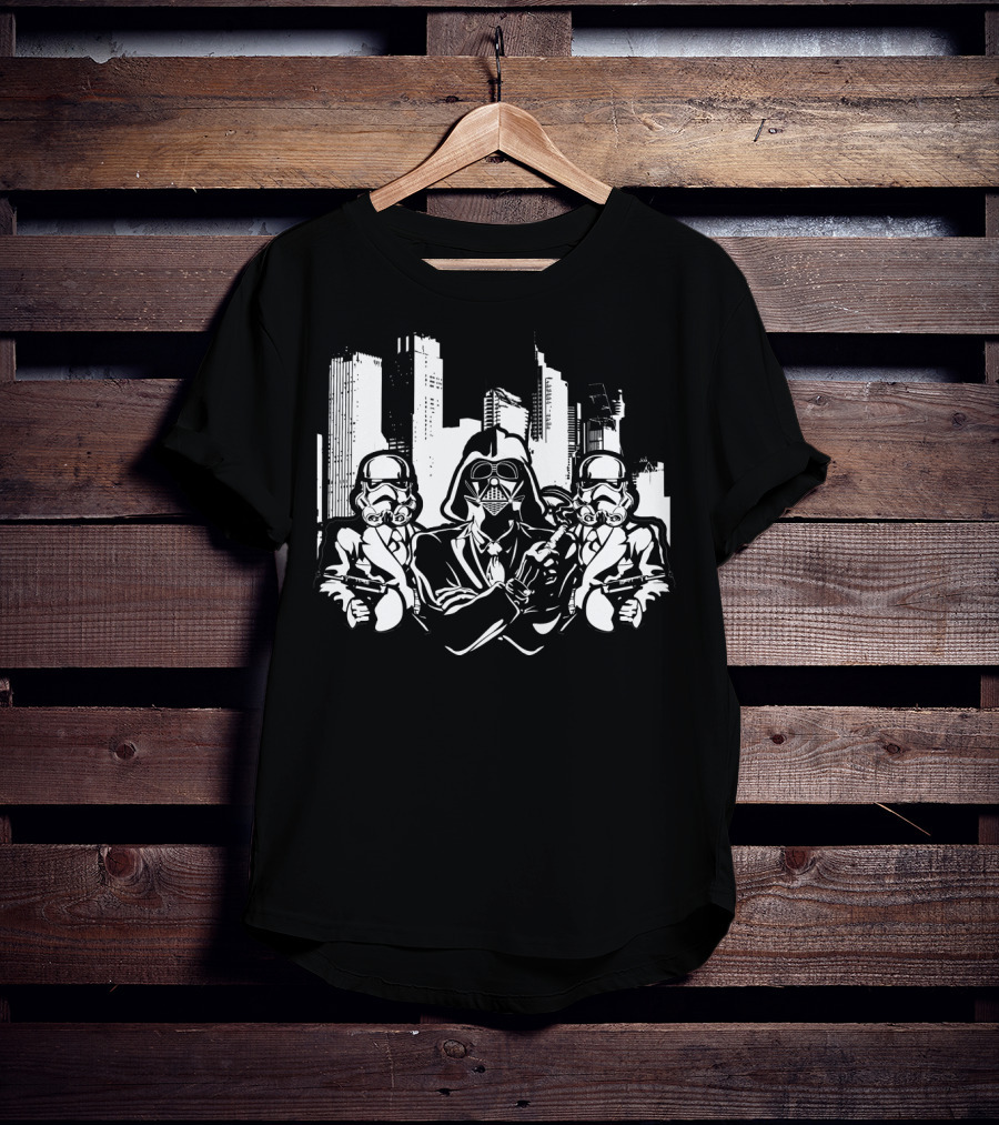 City Empire Darth Vader And Stormtroopers Star Wars T-Shirt