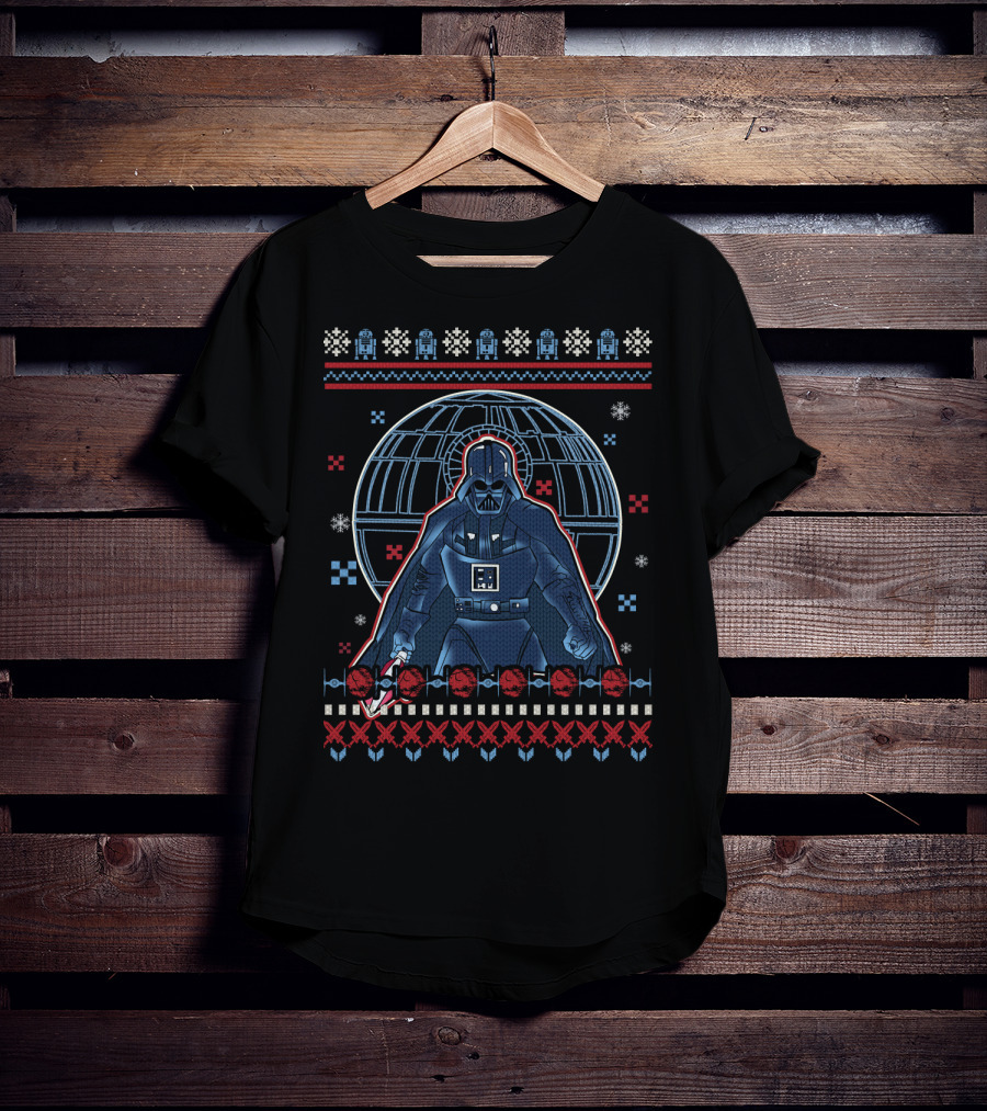 Star Wars Darth Knight Vader Xmas Night Christmas T-Shirt