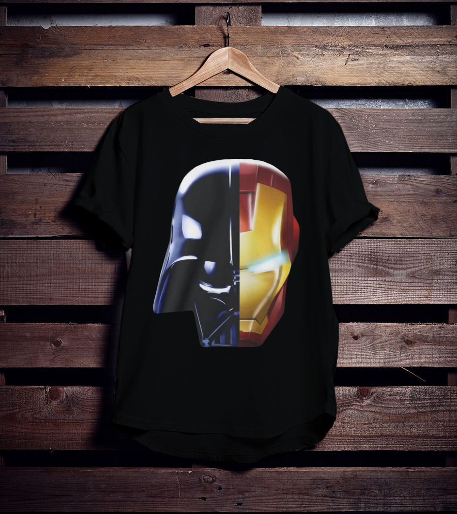 Iron Darth Man Vader Star Wars Marvel Mashup T-Shirt