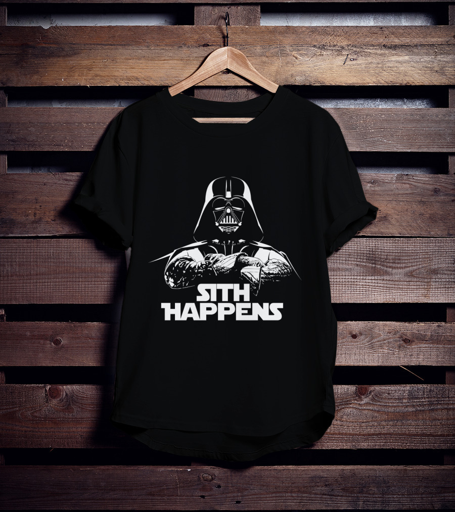 Darth Vader Sith Happens Star Wars T-Shirt