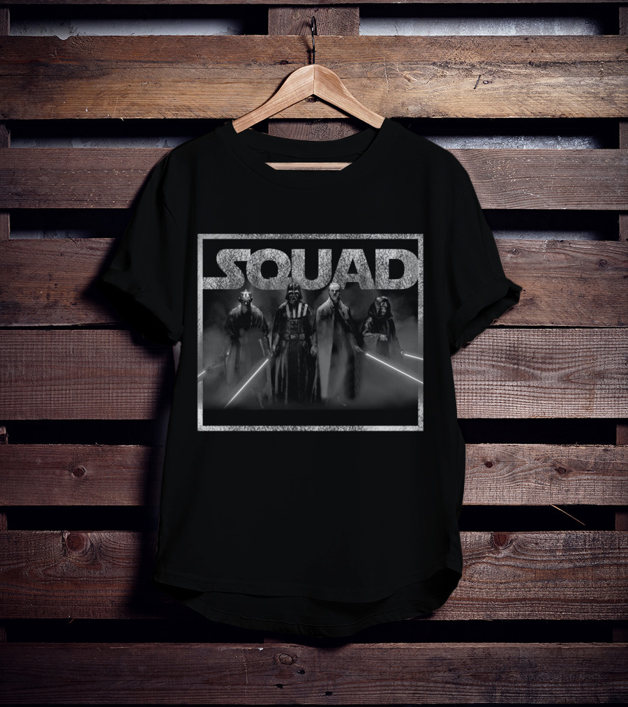 Squad Goal Darth Vader Star Wars Jedi Lightsaber Sith Lords T-Shirt