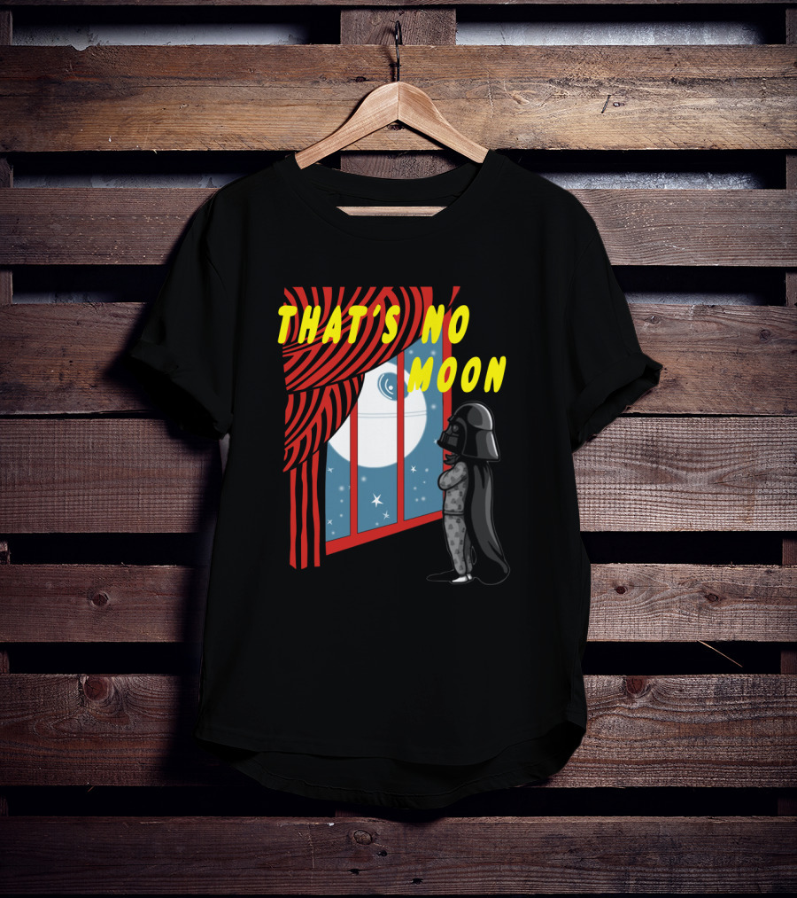 That's No Moon Darth Vader Star Wars Window Scene T-Shirt