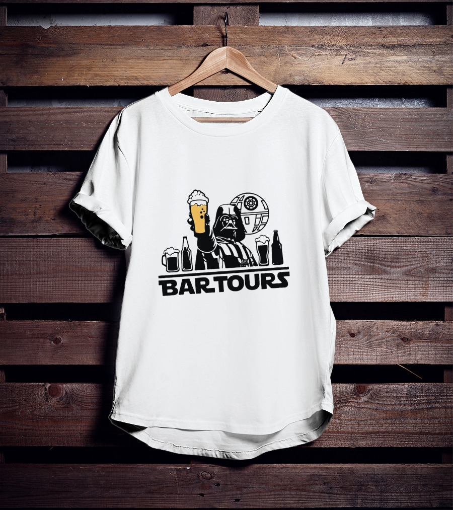 Darth Vader Beer Lovers Bar Tours Star Wars T-Shirt